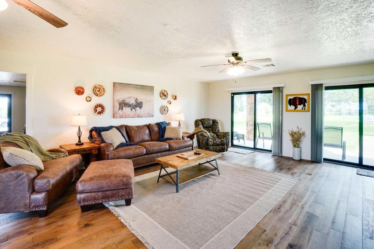 לאוטון Spacious Country Home Near Ft Sill And Medicine Park מראה חיצוני תמונה