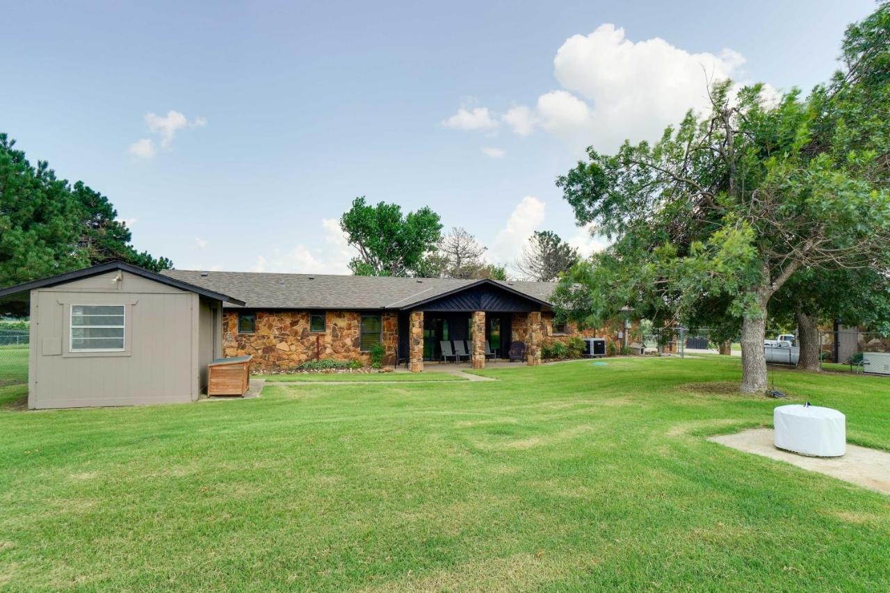 לאוטון Spacious Country Home Near Ft Sill And Medicine Park מראה חיצוני תמונה